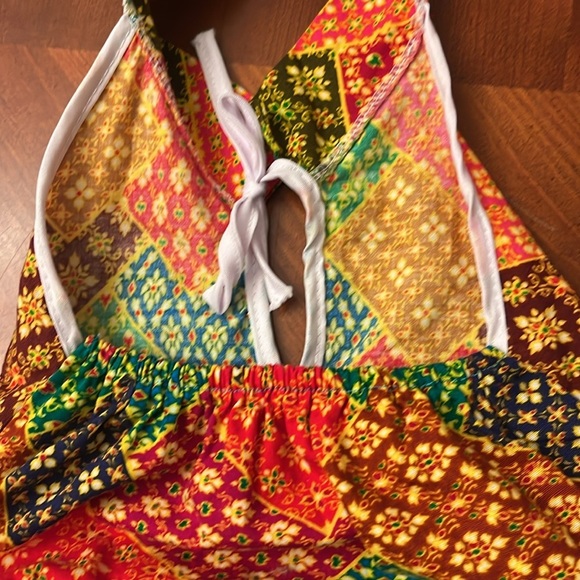 Vintage Toddler Halter Balloon Dress 3T - Picture 6 of 8